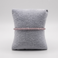 Dusty Rose Seed Thread – Minimalist Matte Pink Beaded Stretch Bracelet⁠