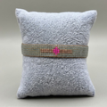 Glacier Pink Diamond Delica Band – Japanese Miyuki Woven Pull-String Bracelet