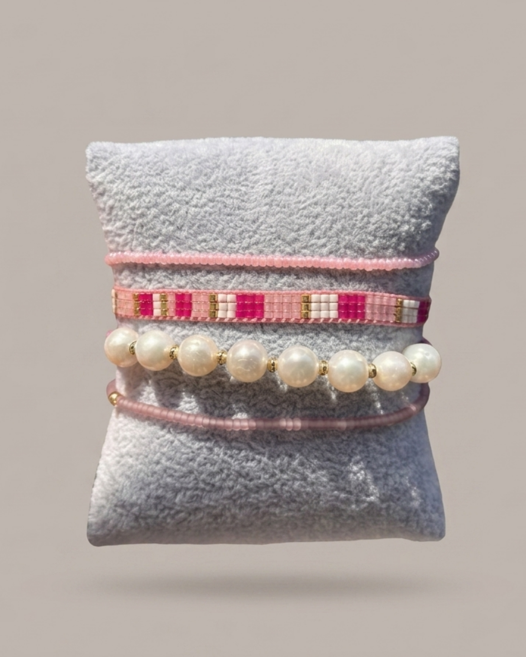 Cotton Candy Pearl Stack⁠